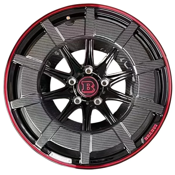 Applicable to Benz Large G Wheel Hub Forging, 22 Inch Carbon Fiber Cover Modification, Water Transfer Printing Plastic Cover