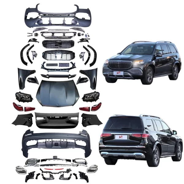 Applicable to Benzz GL164 Upgrade GLS X167 Surround Kit Front and Rear Bumper Assembly Headlight Tail Light Modification