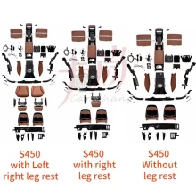 W223 Applicable to Benzz S400S450 Interior Upgrade , Seat Leather case Storage Box Left and Right Leg Rest Modification