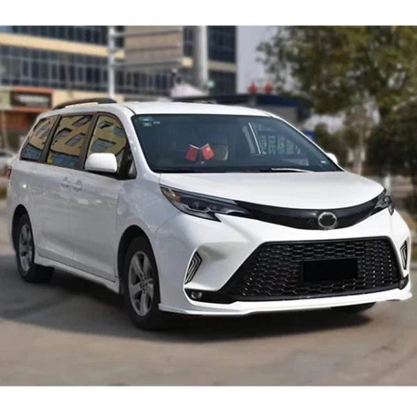Applicable to 11-20  Toyotaa Siennaa Upgraded 2021 New Body Kit Front and Rear Bumper Assembly Headlight Modification - Image 5