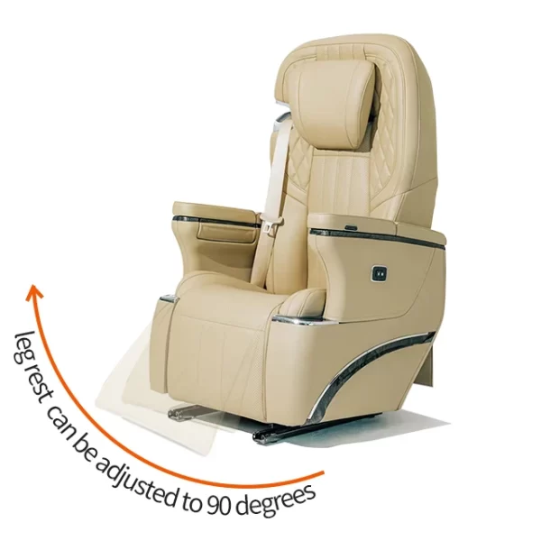 Alphard Vellfire VITO V250 V260 W447 Aviation Seat Middle Row Seat Heating Massage Ventilation Business Car Seat - Image 4