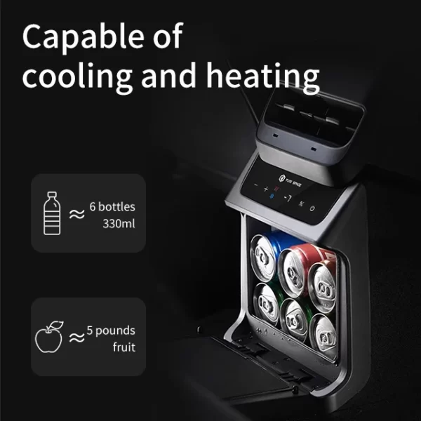 For Tesla Model Y Car Refrigerator, Capable of Cooling and Heating, Rear Non-destructive Installation of Small Refrigerator - Image 2