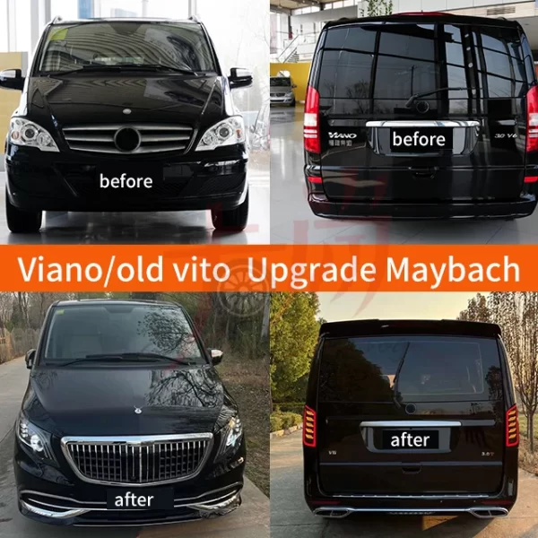 Applicable to Mercedes Benzz Viano Old Vito  Upgrade, New Maybach GLS AMG Lorenz Surround Kit Modification Body Kit - Image 4