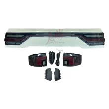 Applicable to Land CruiserLC300 Upgrade, LX600 New Dual Through Tail Light Modification, Direct Replacement
