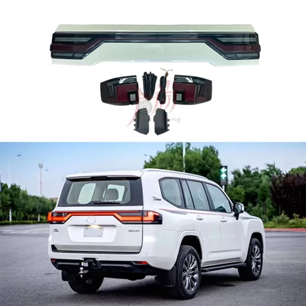 Applicable to Land CruiserLC300 Upgrade, LX600 New Dual Through Tail Light Modification, Direct Replacement - Image 3