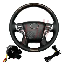 Land Cruiser LC200 LC300  Prado Steering Wheel Heating Modification Multifunctional Peach Wood Steering Wheel Assembly