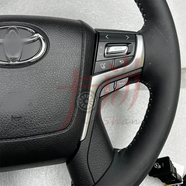 Land Cruiser LC200 LC300  Prado Steering Wheel Heating Modification Multifunctional Peach Wood Steering Wheel Assembly - Image 2