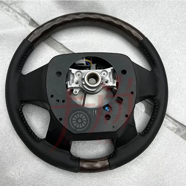 Land Cruiser LC200 LC300  Prado Steering Wheel Heating Modification Multifunctional Peach Wood Steering Wheel Assembly - Image 4