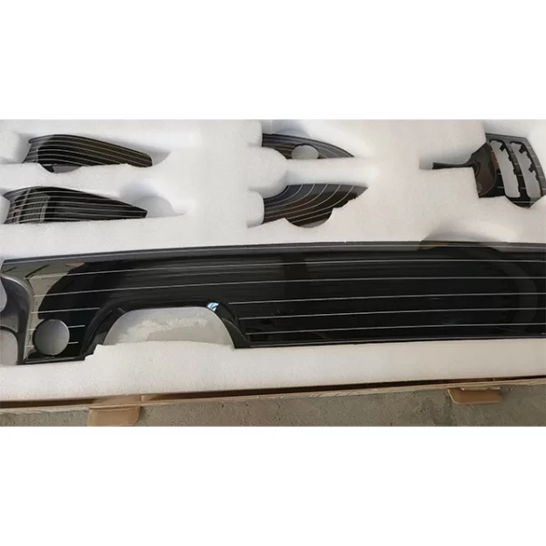 Maybach S W223 Piano Black Interior Panel, Central Control Peach Wood Grain Interior 6-piece Set, Interior Modification - Image 2