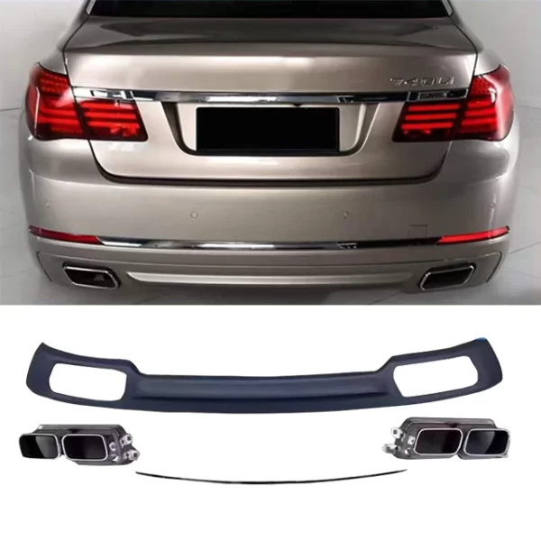 BMWw 7 Series F F02 Upgrade 13-16 Front and Rear Bumper Front Lights Tail Lights Rear Lip Body Kit Old Model Upgrade New - Image 3