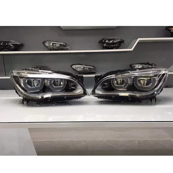 BMWw 7 Series F F02 Upgrade 13-16 Front and Rear Bumper Front Lights Tail Lights Rear Lip Body Kit Old Model Upgrade New - Image 5