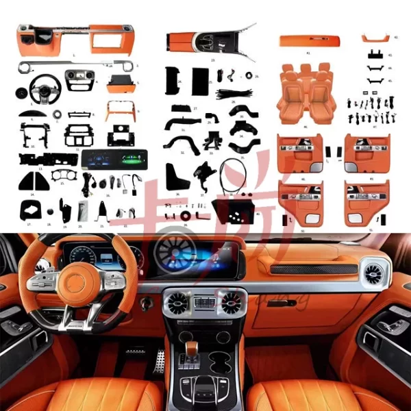 G Class Interior Old to New Central Control Seat Interior Kit for  G350g500g550 Upgrade to G63 / G65 - Image 2