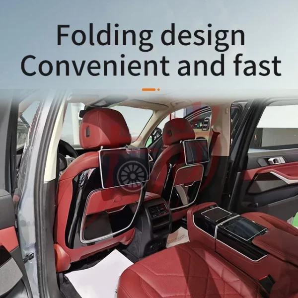 Applicable to BMWw X5 X7 5 Series Small Table Electric Table, Folding Table With Wireless Refill Cup Holder in the Rear Seats - Image 3