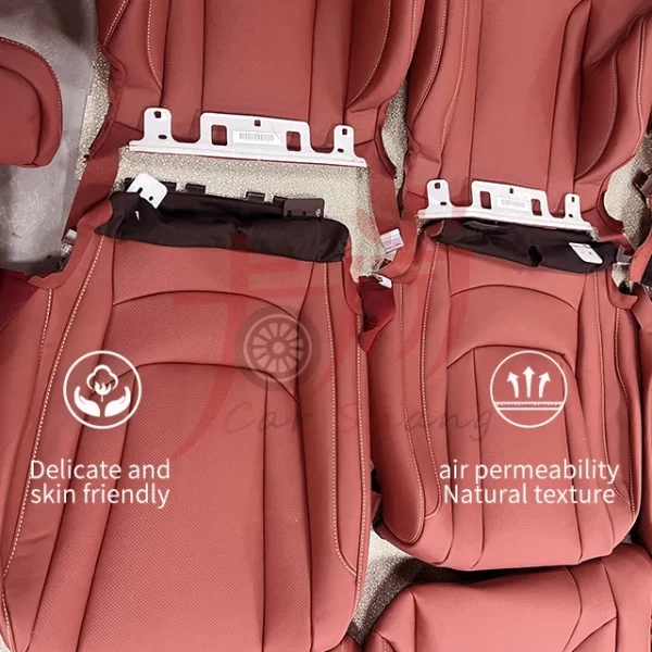 Applicable to Lexus LX570 Seat Leather Cover, Made of Genuine Leather Material, One-to-one Seat Leather Cover for All Vehicles - Image 5