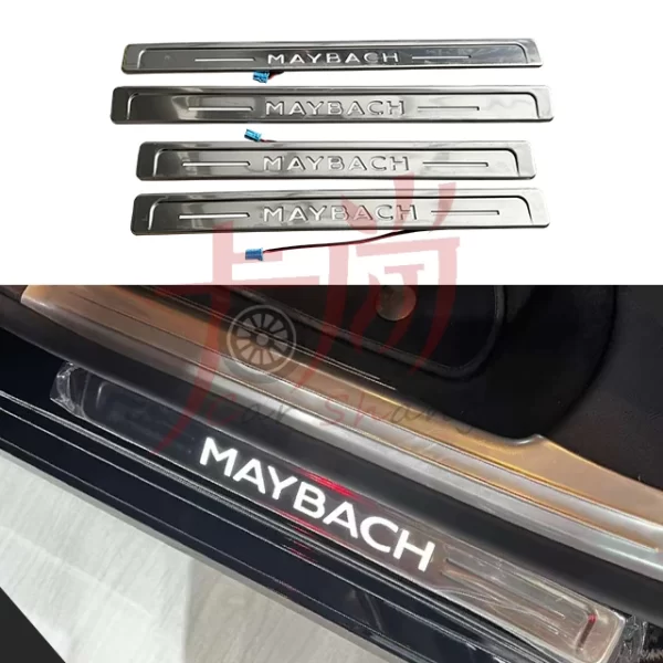 Applicable to Mercedes-Benzz S Class W222 External Doorsill protection Strip New Welcome Pedal W222 Maybach Threshold Strip - Image 2