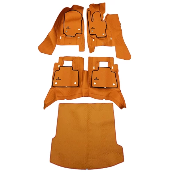 Applicable to Benzz G Class G350g500g550  G63  G65 Big G Babos Style Foot Mats Modification Genuine Leather Foot Pads