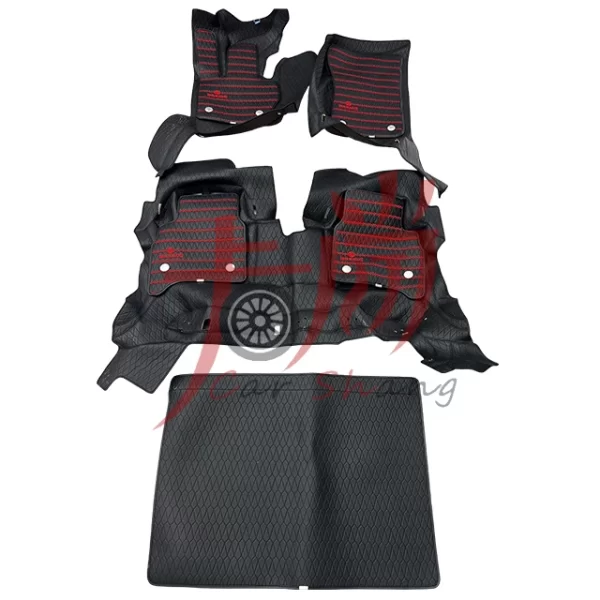 Applicable to Benzz G Class G350g500g550  G63  G65 Big G Babos Style Foot Mats Modification Genuine Leather Foot Pads - Image 4