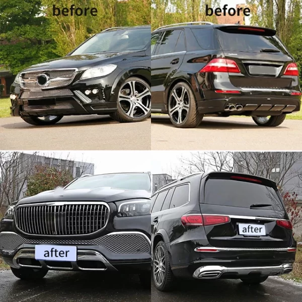 Applicable to X166 (13-15GL/16GlS) Upgrade 167 MBH Body Kit Cutting Free Modification Headlight Tail Light Modification - Image 3