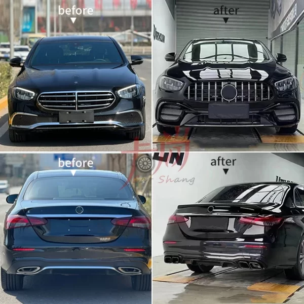 Applicable to Benzz E-Class W213 Upgrade E63S AMG Wide Body Surround Kit Front and Rear Bumper Headlight Assembly Modification - Image 3