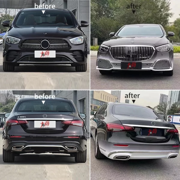 Applicable for 2021Mercedes Benzz E-Class (W213 Later Stage) Upgrade W223 Maybach Surround Bodykit  E260/E300/E350 - Image 3