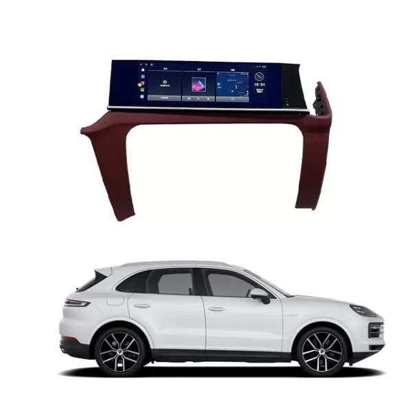Applicable to 18-22 Porschee Upgrade 2024Co pilot Entertainment Screen Passenger Touch Entertainment Screen Modification