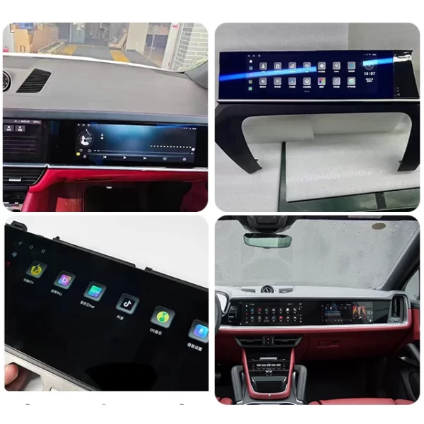 Applicable to 18-22 Porschee Upgrade 2024Co pilot Entertainment Screen Passenger Touch Entertainment Screen Modification - Image 2