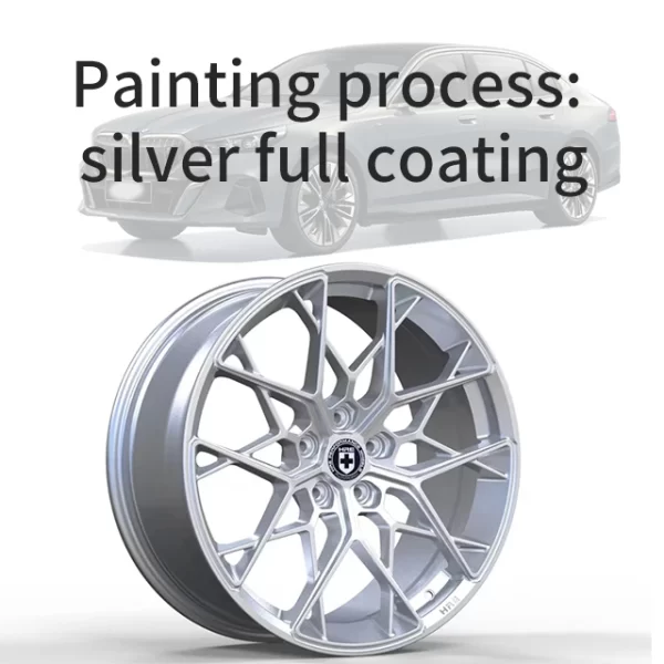 Applicable to BMWw 5 Series, 530Li 535 520,car Rim Forged Wheels Hubwheel Rim Silver Fully Coated Lightweight Wheel Modification - Image 3