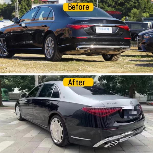 2021/2022 W223 S Class Upgrade to Maybach Bodykit W222 Body Kit maybach Style for  S-class W222 Bodyk - Image 3