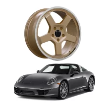 Applicable to Porschee 718 911 Car Rim Forged Wheels, Hubwheel Rim Customized champagne Gold Lightweight Wheel Modification