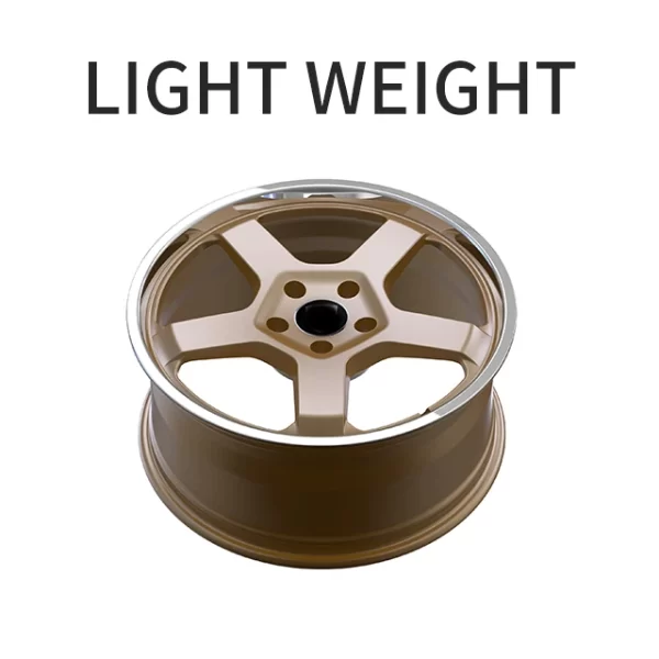 Applicable to Porschee 718 911 Car Rim Forged Wheels, Hubwheel Rim Customized champagne Gold Lightweight Wheel Modification - Image 3