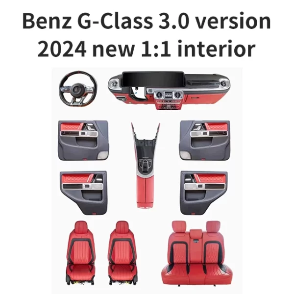 Applicable to Benzz G-Class One-to-one Interior Upgrade Old to New 2024 Central Control Seat Interior Kit - Image 2
