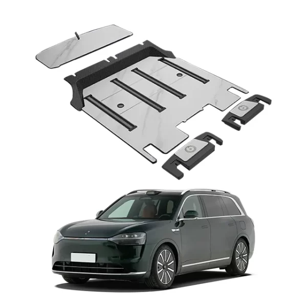 Applicable to AITOo M9  Non-destructive Aviation Aluminum Floor, Marble Patterned Floor Mats, Trunk Mats, Interior Accessories