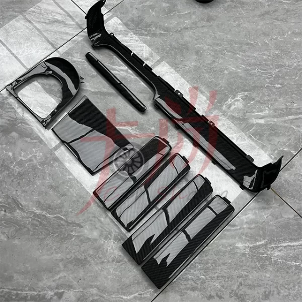 Applicable to Benzz G Class Big G W464  Carbon Fiber Interior Carbon Fiber 8-piece Set Interior Modification - Image 3