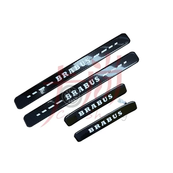 Applicable to Benzz G Class Big G W464 G-class Carbon Fiber Patterned Welcome Pedal W463A G350 G500 G63 Threshold Strip