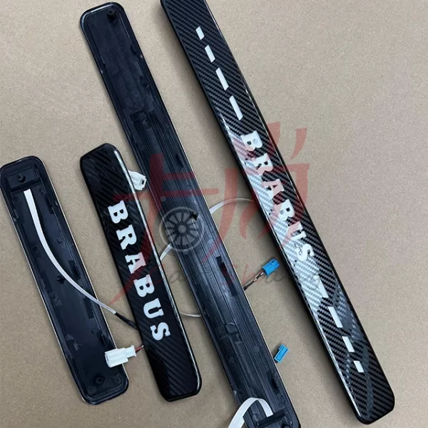 Applicable to Benzz G Class Big G W464 G-class Carbon Fiber Patterned Welcome Pedal W463A G350 G500 G63 Threshold Strip - Image 5