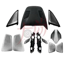 BMWw 5 Series G30 G38 Luminous Horn Cover Modification, Front and Rear Door Mid High Pitch Cover Plate BMWw Interior Upgrade