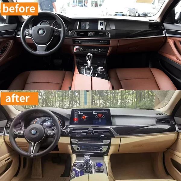 Applicable to BMWw 5 Series F Upgrades, G Interior Package, Center Console Armrest, LCD Instrument Panel Interior Modification - Image 3