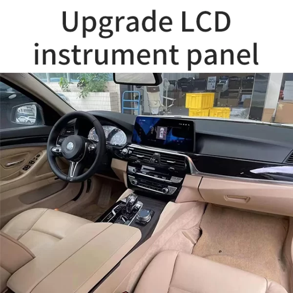 Applicable to BMWw 5 Series F Upgrades, G Interior Package, Center Console Armrest, LCD Instrument Panel Interior Modification - Image 4