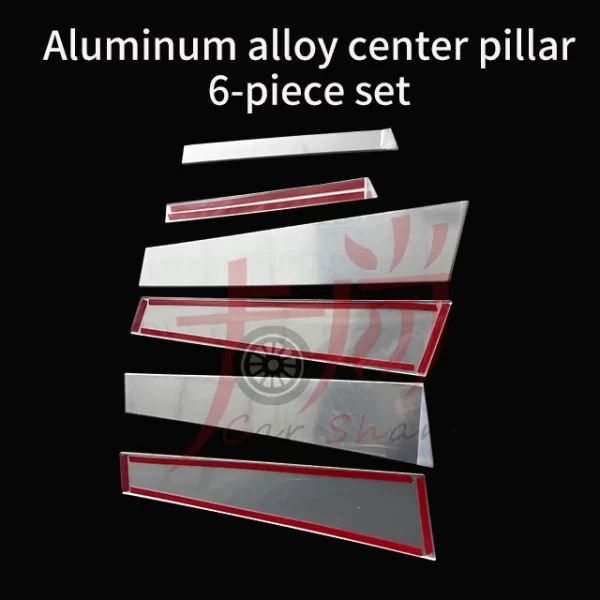 Applicable to Benzz S-Class W222 Aluminum Alloy Center Pillar Window Trim Modification Mirror Matte Aluminum Alloy Center Pillar - Image 2
