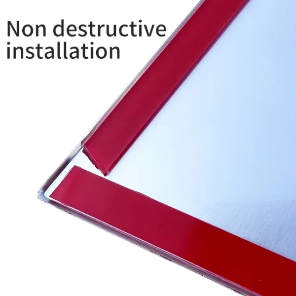 Applicable to Benzz S-Class W222 Aluminum Alloy Center Pillar Window Trim Modification Mirror Matte Aluminum Alloy Center Pillar - Image 3