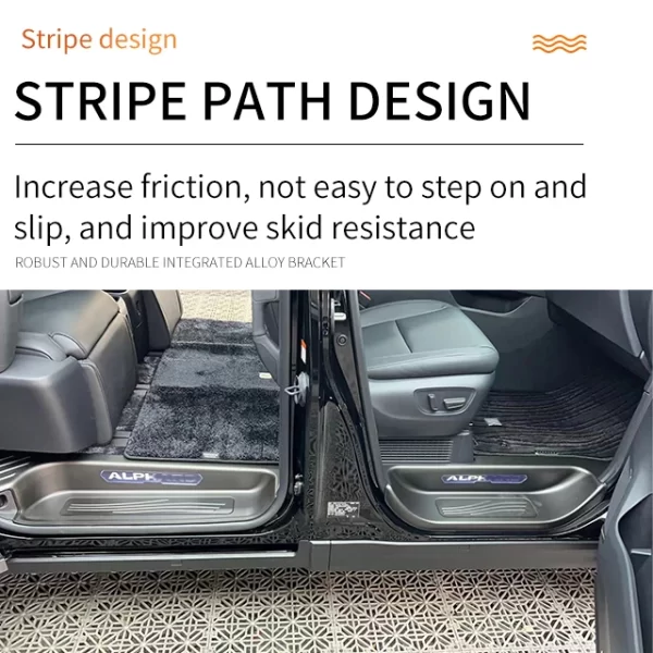 Applicable to 40 Series Alphard Vellfire Welcome Pedals, Integrated Castingaluminum Alloythreshold Strips Wear Resistant - Image 3