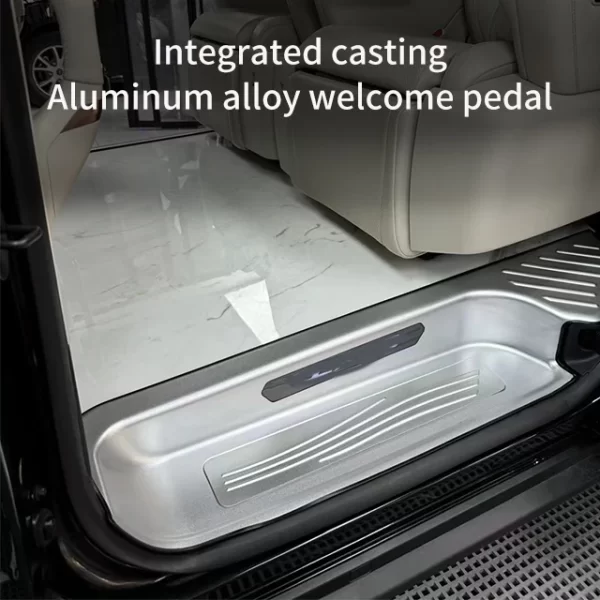 Applicable to 40 Series Alphard Vellfire Welcome Pedals, Integrated Castingaluminum Alloythreshold Strips Wear Resistant - Image 5