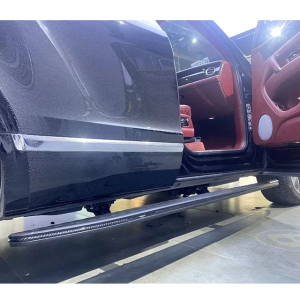 Applicable to Bentleyy Bentayga Carbon Fiber Intelligent Electric Pedal, Anti slip Automatic Telescopic Pedal - Image 3