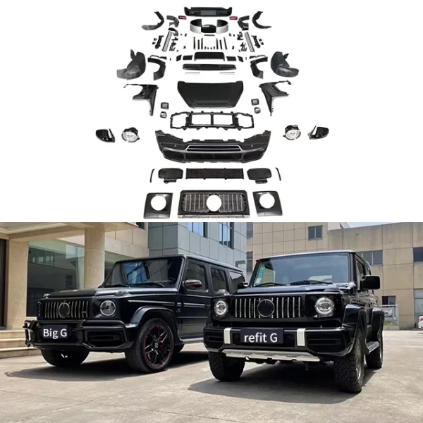 Applicable to Jimny Upgrade AMG G63 Body Kit, Jimny Upgraded Brabuss Surround Upgraded Benzz G-Class Front and Rear Grille Refit - Image 3