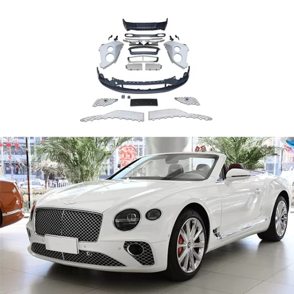 Applicable to Bentleyy 12-15 Continental GTupgrade 16-19 Front and Rear Bar Assembly Grille Modification  Old Model to New Model - Image 5