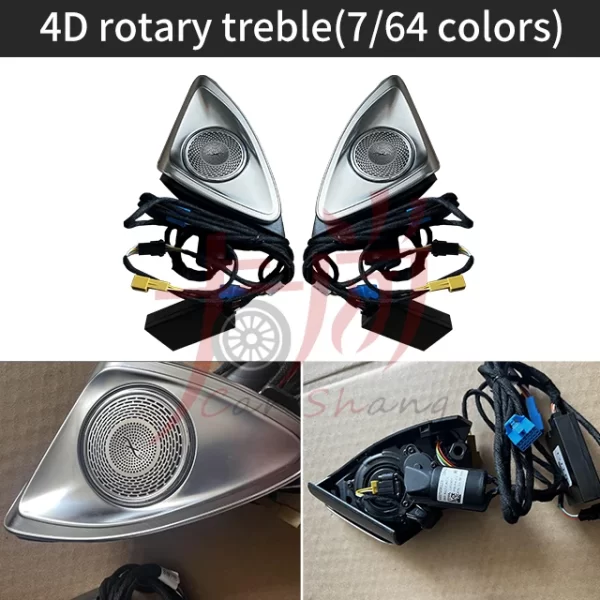 Applicable to Mercedes Benzz New S-class W222 3D Rotating Treble Active Atmosphere Lamp Original 4D Rotary Tweeter - Image 2