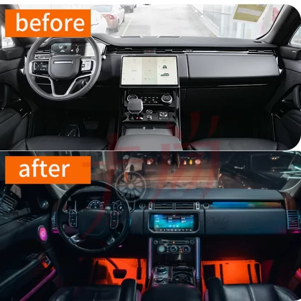 13-22 Rangee Rover Atmosphere Light Sport Interior Atmosphere Light Illuminating Horn Cover Four Door Contour Light Bar - Image 4