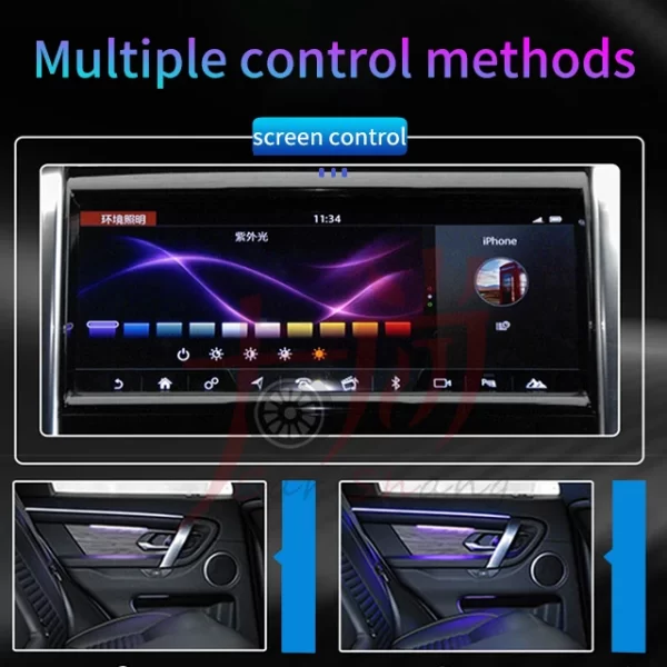 13-22 Rangee Rover Atmosphere Light Sport Interior Atmosphere Light Illuminating Horn Cover Four Door Contour Light Bar - Image 5