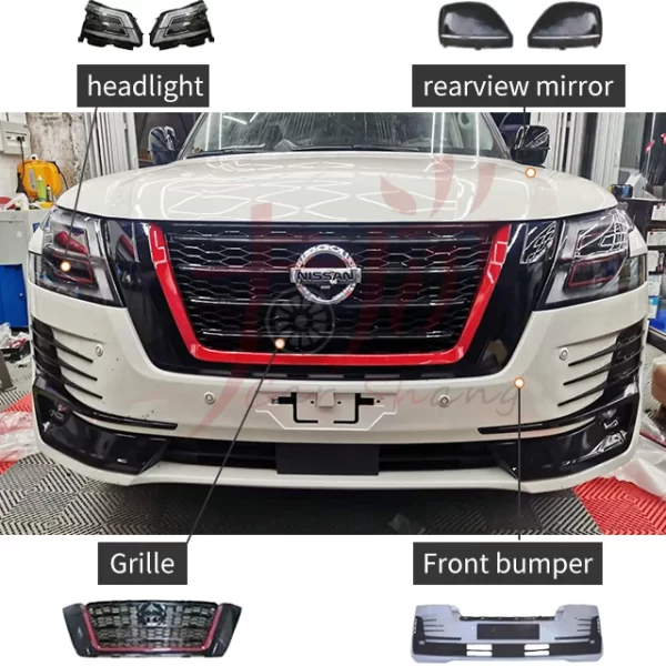 Patrol Automotive Parts RSS Body Kit NISSANn   PATROL Facial Lift Body Kit Upgraded to RSS 2022 New Sport Model - Image 2