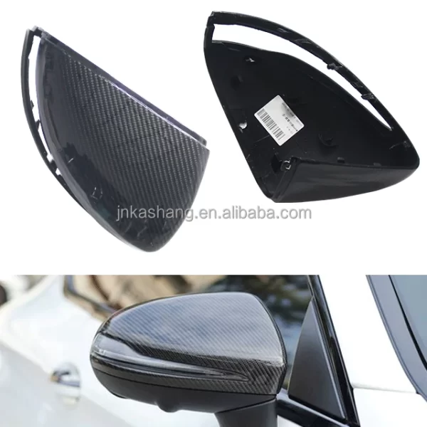 GLE GLS Carbon Fiber Rearview Mirror  Dry Carbon Wet Carbon Rearview Mirror Cover  Rearview Mirror  W167 X167